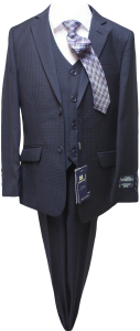 BOYS 5PC. TR SUIT (2141412) NAVY